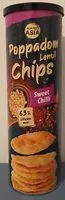 Mängden socker i Poppadom Lentil Chips Sweet Chili