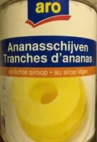 Mängden socker i Tranches d'ananas au sirop léger