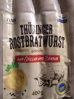 Mängden socker i Thüringer Rostbratwurst