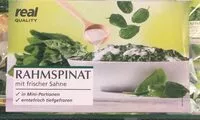 Mängden socker i Rahmspinat