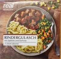 Mängden socker i Rindergulasch mit Spätzle und Gemüse
