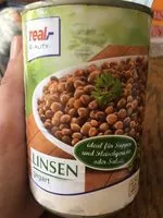 Mängden socker i Real, Quality Linsen Gegart