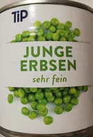 Mängden socker i Junge Erbsen sehr fein