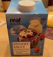 Mängden socker i Dessert sauce vanillegeschmack