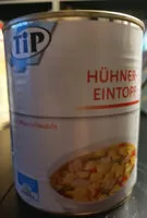 Mängden socker i Hühnereintopf mit Muschelnudeln