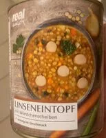 Mängden socker i Linseneintopf mit Würstchenscheiben