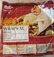 Mängden socker i Wraps XXL