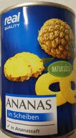 Mängden socker i Ananas in Scheiben