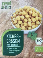 Mängden socker i Real Bio Kichererbsen gegart