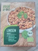 Mängden socker i Linsen gegart