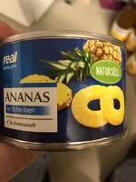 Mängden socker i Ananas in Scheiben in Ananassaft