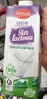 Mängden socker i Leche sin Lactosa semidesnatada