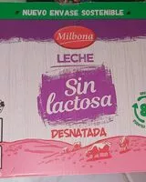 Mängden socker i Leche desnatada sin lactosa