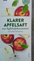 Mängden socker i KLARER APFELSAFT
