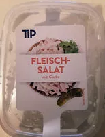 Mängden socker i Fleischsalat mit Gurke