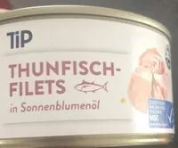 Mängden socker i Thunfischfilets in sonnenblumenöl