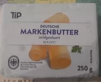 Mängden socker i Deutsche Markenbutter