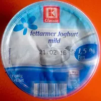 Mängden socker i fettarmer Joghurt mild