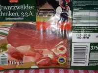 Mängden socker i Schwarzwälder schinken