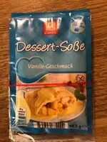 Mängden socker i Dessert Soße zum Kochen Vanille
