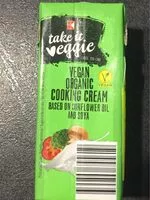 Mängden socker i K-take it veggie Organic Soy Cooking Cream