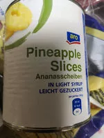 Mängden socker i pineapple slices / Ananasscheiben