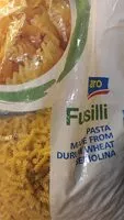 Mängden socker i Nudeln Fusilli