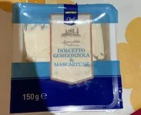 Mängden socker i dolcetto gorgonzola e mascarpone