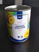 Mängden socker i Ananas en tranches