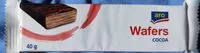 Mängden socker i Wafers cocoa