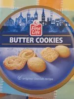 Mängden socker i Butter cookies