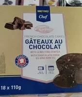 Mängden socker i Gateaux Au chocolat