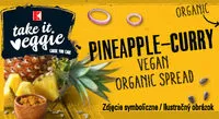 Mängden socker i K-take it veggie Bio Brotaufstrich Ananas Curry