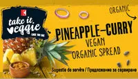 Mängden socker i K-take it veggie Bio Brotaufstrich Ananas Curry