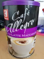 Mängden socker i Café Allegro Typ Latte Macchiato