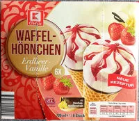Mängden socker i Waffel-Hörnchen Erdbeer-Vanille