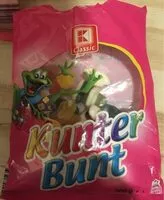 Mängden socker i Kunter Bunt