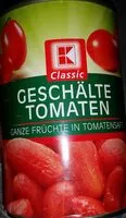 Mängden socker i geschälte Tomaten