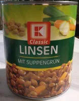 Mängden socker i Linsen mit Suppengrün
