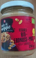 Mängden socker i Bio-erdnuss-mus