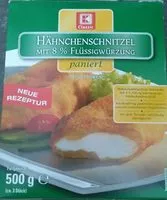 Mängden socker i Hahnchenschnitzel