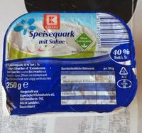 Mängden socker i Speisequark mit Sahne