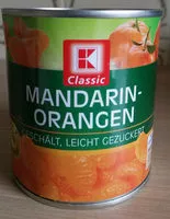 Mängden socker i Mandarienen-Orangen