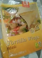 Mängden socker i Tortilla Wraps, Mais