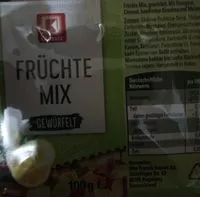 Mängden socker i Früchte mix