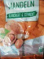 Mängden socker i Mandeln, blanchiert