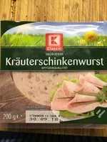 Mängden socker i Kräuterschinkenwurst