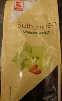 Mängden socker i Sultaninen Ungeschwefelt