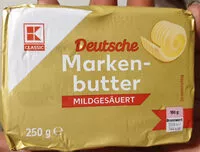 Mängden socker i Deutsche Markenbutter Mildgesäuert