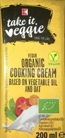 Mängden socker i vegan organic cooking cream